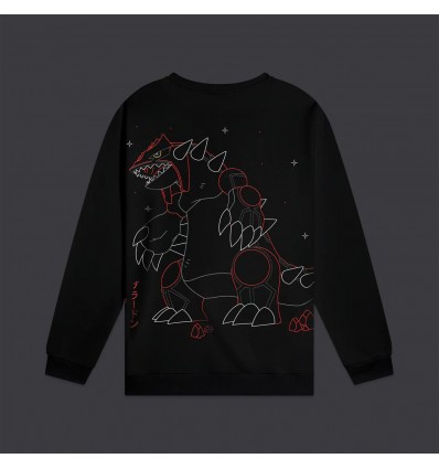 DOLLY NOIRE Groudon crewneck felpa pokemon