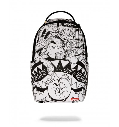 SPRAYGROUND HEAVY SHARKMOUTH DOODLE DLXSV BACKPACK