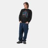 SANTA CRUZ Natas SC Panther Knit Crew black