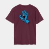 SANTA CRUZ Screaming Hand Santa Cruz T-Shirt dark cherry
