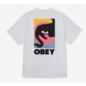 OBEY visual studios tee silver grey