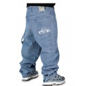 BLUESKIN pantalone baggy r.bianco used chiaro
