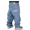BLUESKIN pantalone baggy r.bianco used chiaro