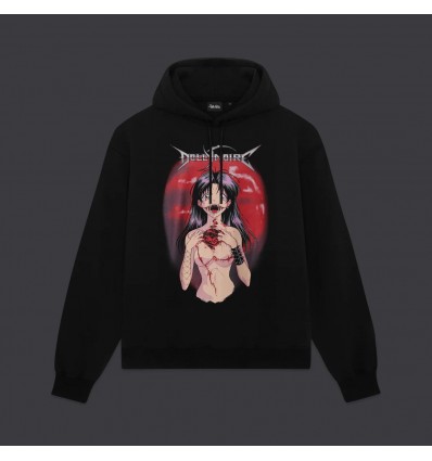 DOLLY NOIRE Kuchisake-Onna Japan Tour Hoodie Black
