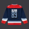 DOLLY NOIRE goat hockey crewneck midnight blue