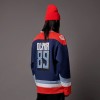 DOLLY NOIRE goat hockey crewneck midnight blue