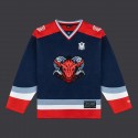 DOLLY NOIRE goat hockey crewneck midnight blue
