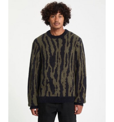 VOLCOM WAZERMOON SWEATER - BLACK