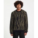 VOLCOM WAZERMOON SWEATER - BLACK