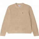 OBEY bold chunky sweater oatmeal