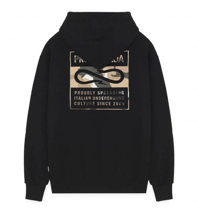 PROPAGANDA hoodie label camo