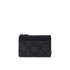 HERSCHEL Oscar Cardholder | Quilted Capsule black