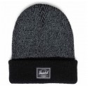 HERSCHEL ELMER REFLECTIVE BEANIE BLACK
