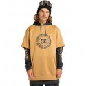 DC Dryden - Felpa con cappuccio tecnica da snow mustard gold