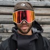 CHPO Fiji white/orange maschera sci snowboard con doppia lente