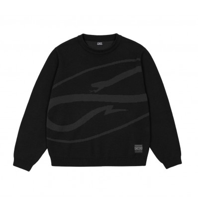 PROPAGANDA knitwear logo atom black