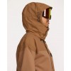 VOLCOM KLEVELAND JACKET SNOW - TERRA BROWN