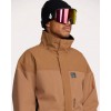 VOLCOM KLEVELAND JACKET SNOW - TERRA BROWN