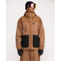VOLCOM KLEVELAND JACKET SNOW - TERRA BROWN