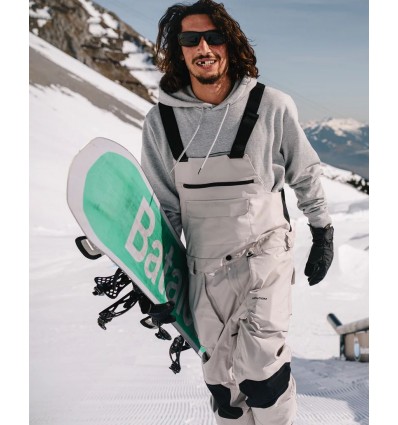 VOLCOM ROAN SALOPETTE UOMO SNOW - STONE