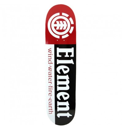 ELEMENT team deck section black white section tavola con grip omaggio