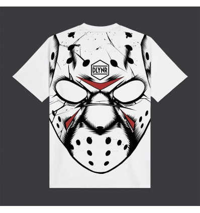 DOLLY NOIRE hockey mask tee white