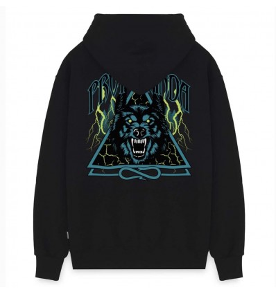 PROPAGANDA hoodie triangle shirt wolf brown