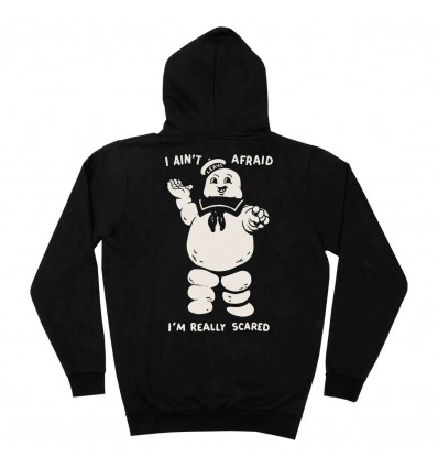 THE DUDES afraid premium hoody black