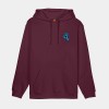 SANTA CRUZ Screaming Hand Santa Cruz Hoodie dark cherry