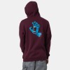 SANTA CRUZ Screaming Hand Santa Cruz Hoodie dark cherry