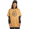 DC Dryden - Felpa con cappuccio tecnica da snow mustard gold