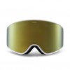 CHPO Fiji white/gold maschera sci snowboard con doppia lente