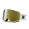 CHPO Fiji white/gold maschera sci snowboard con doppia lente
