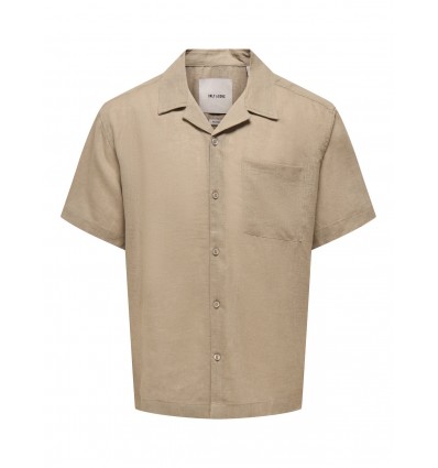 ONLY E SONS Laurence camicia Lino