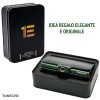 1ONESPO CARBON Zip Porta Carte di Credito Protezione RFID Verde