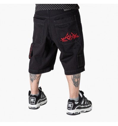 BLUESKIN bermuda baggy logo rosso