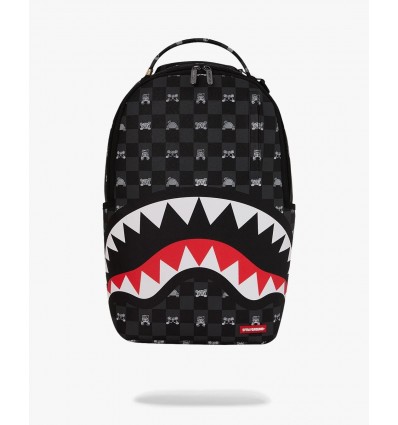 SPRAYGROUND gray peeking character check backpack