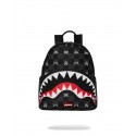 SPRAYGROUND GRAY PEEKING CHARACTER CHECK SAVAGE BACKPACK