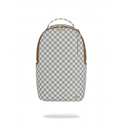 SPRAYGROUND graff embossed cream check backpack