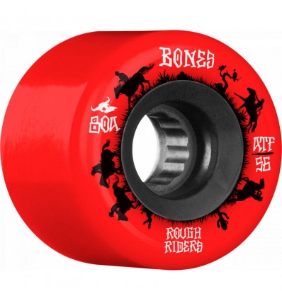 BONES rough rider runners 59mm 4pk wht set ruote cruiser