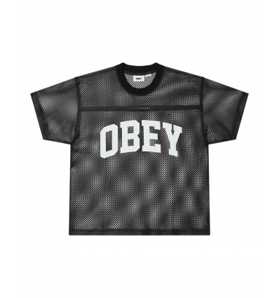 OBEY collegiate practice jersey t-shirt black