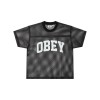 OBEY collegiate practice jersey t-shirt black