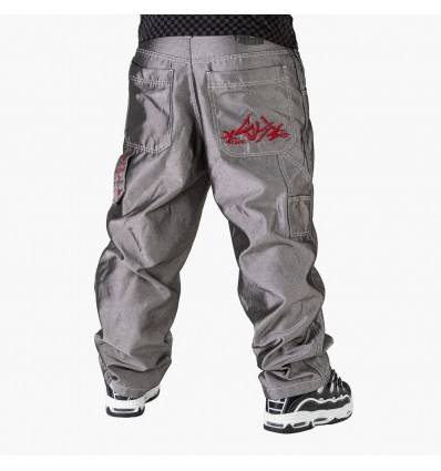 BLUESKIN JEANS SILVER METALLIC GRAY