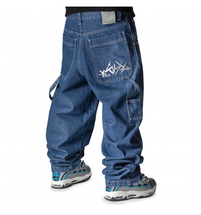 BLUESKIN ricamo bianco
