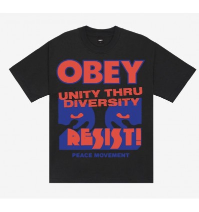 OBEY unity tee vintage black