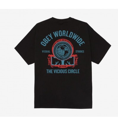 OBEY vicious circle black