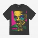 OBEY gas mask vintage black tee