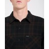 VOLCOM HUNKSTONE SHIRT - CACAO
