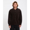 VOLCOM FOSTERED II CORDUROY SHIRT - CACAO