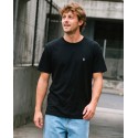 VOLCOM STONE BLANKS T-SHIRT - BLACK